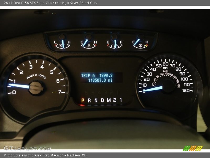 Ingot Silver / Steel Grey 2014 Ford F150 STX SuperCab 4x4