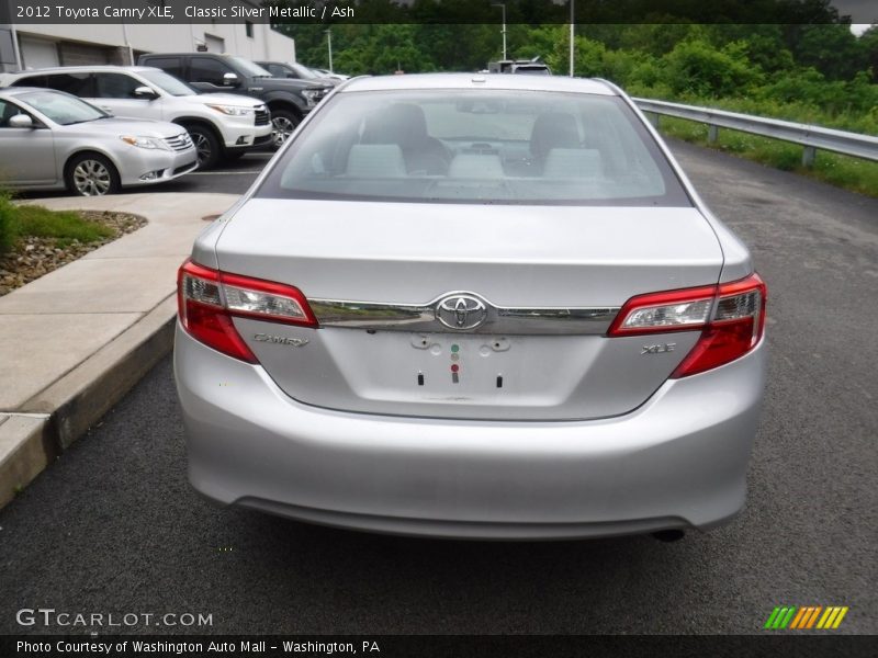 Classic Silver Metallic / Ash 2012 Toyota Camry XLE