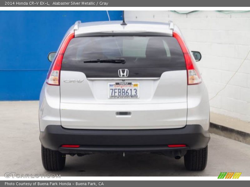 Alabaster Silver Metallic / Gray 2014 Honda CR-V EX-L