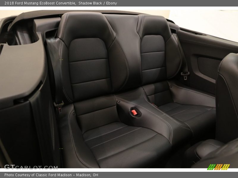 Shadow Black / Ebony 2018 Ford Mustang EcoBoost Convertible