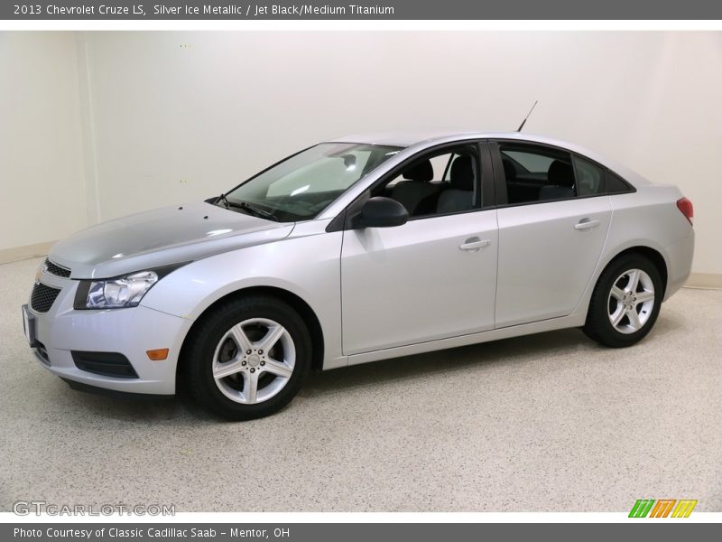 Silver Ice Metallic / Jet Black/Medium Titanium 2013 Chevrolet Cruze LS