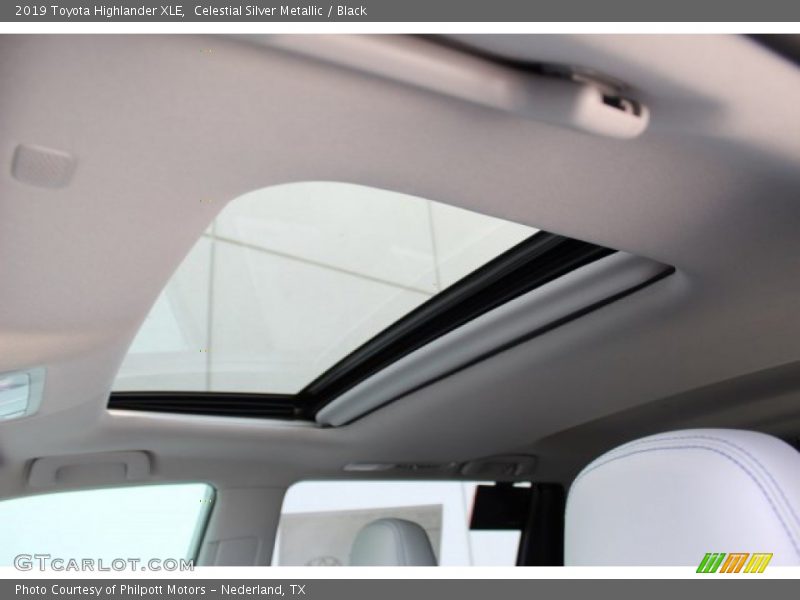 Celestial Silver Metallic / Black 2019 Toyota Highlander XLE
