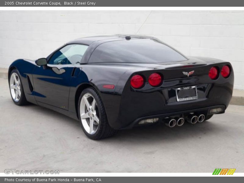 Black / Steel Grey 2005 Chevrolet Corvette Coupe