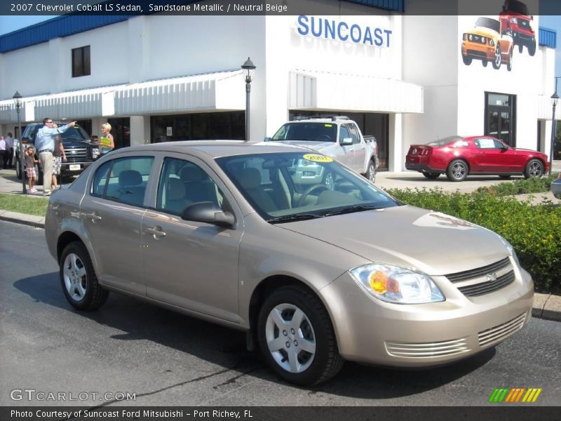 Sandstone Metallic / Neutral Beige 2007 Chevrolet Cobalt LS Sedan