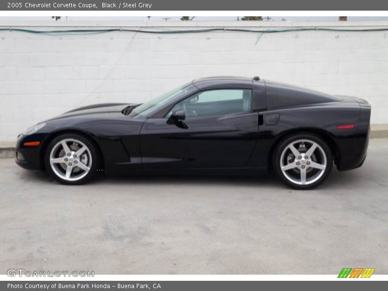Black / Steel Grey 2005 Chevrolet Corvette Coupe