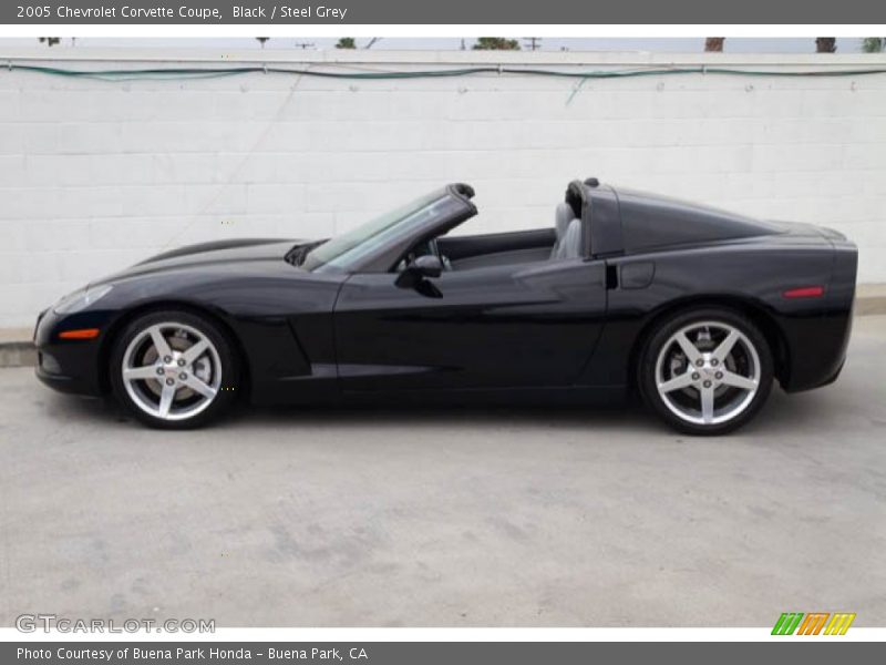 Black / Steel Grey 2005 Chevrolet Corvette Coupe