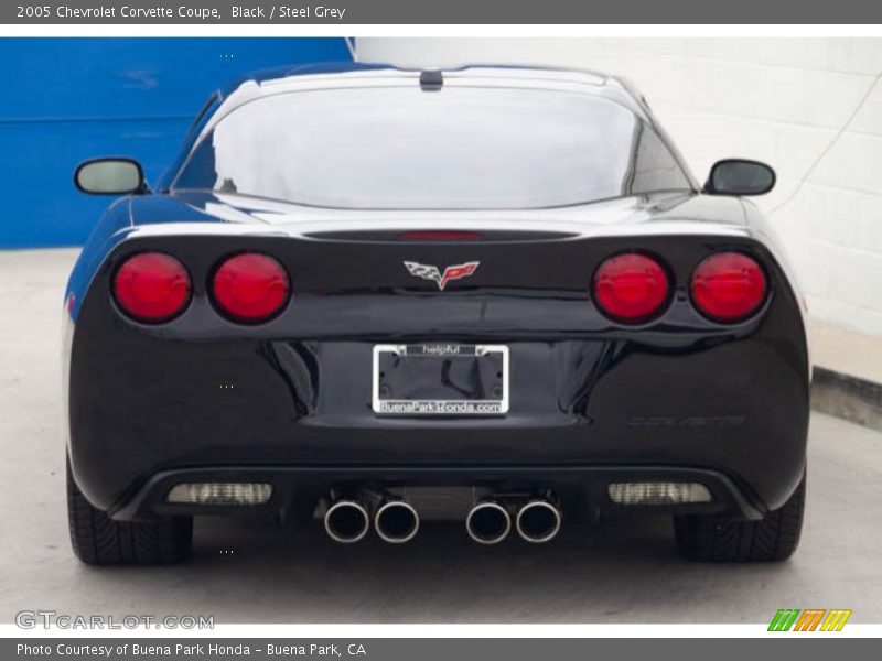 Black / Steel Grey 2005 Chevrolet Corvette Coupe