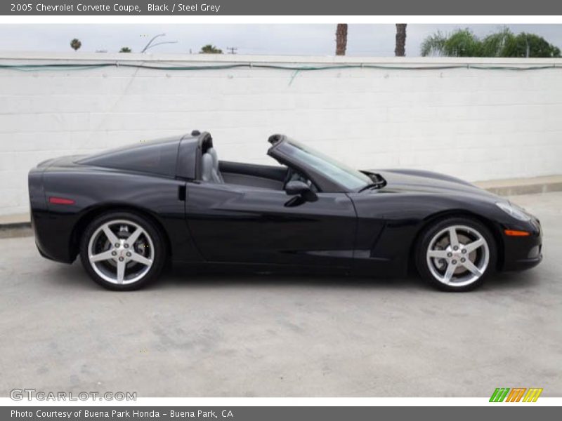 Black / Steel Grey 2005 Chevrolet Corvette Coupe