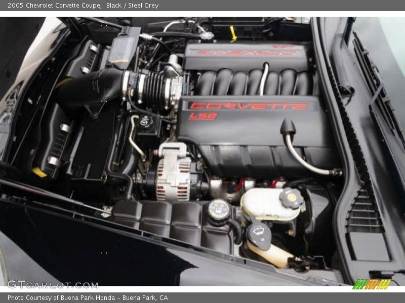 Black / Steel Grey 2005 Chevrolet Corvette Coupe