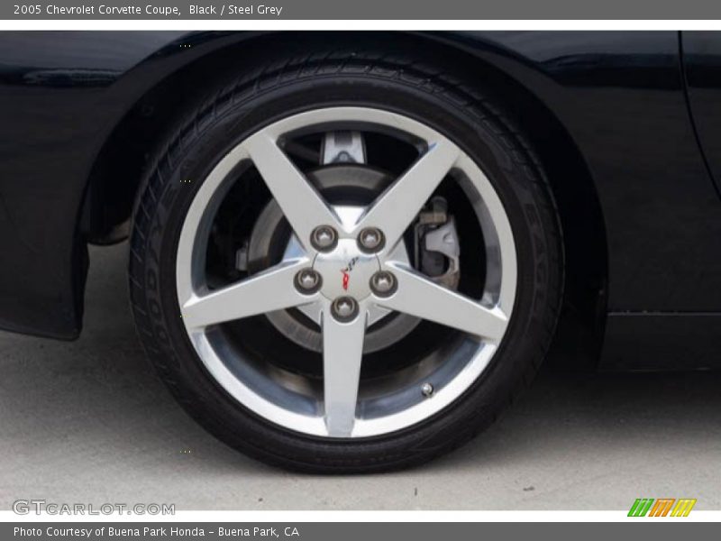 Black / Steel Grey 2005 Chevrolet Corvette Coupe
