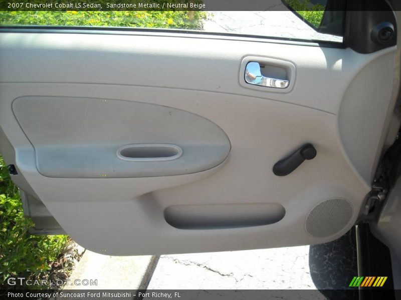 Sandstone Metallic / Neutral Beige 2007 Chevrolet Cobalt LS Sedan