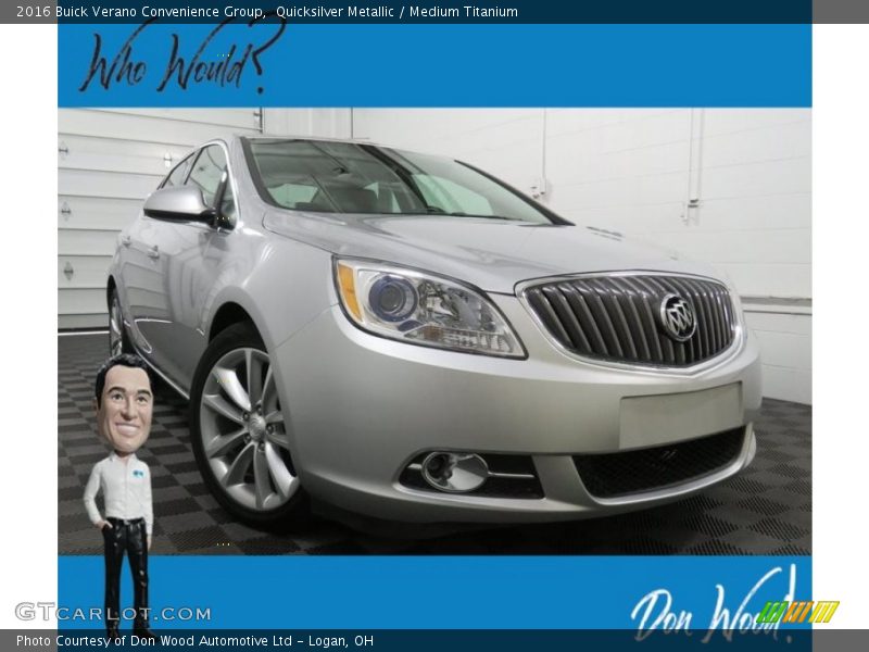 Quicksilver Metallic / Medium Titanium 2016 Buick Verano Convenience Group