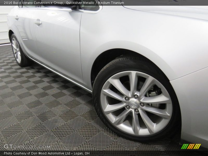Quicksilver Metallic / Medium Titanium 2016 Buick Verano Convenience Group