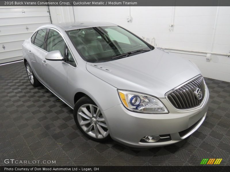Quicksilver Metallic / Medium Titanium 2016 Buick Verano Convenience Group