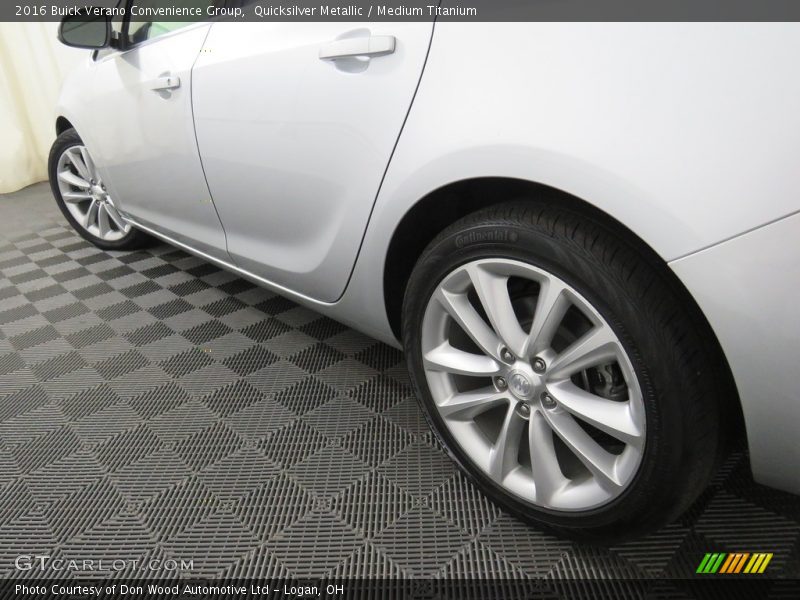 Quicksilver Metallic / Medium Titanium 2016 Buick Verano Convenience Group
