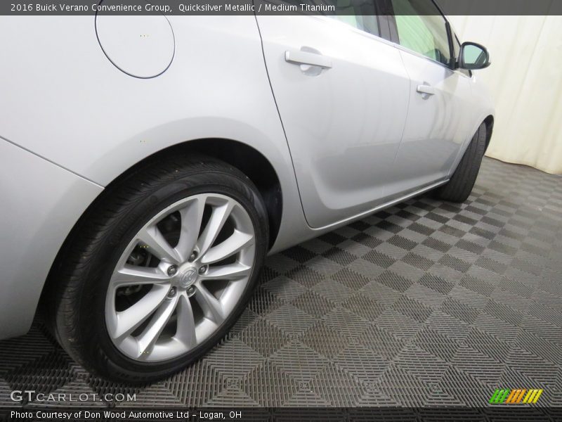 Quicksilver Metallic / Medium Titanium 2016 Buick Verano Convenience Group