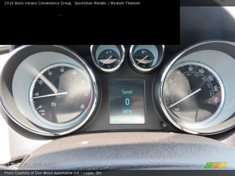 Quicksilver Metallic / Medium Titanium 2016 Buick Verano Convenience Group