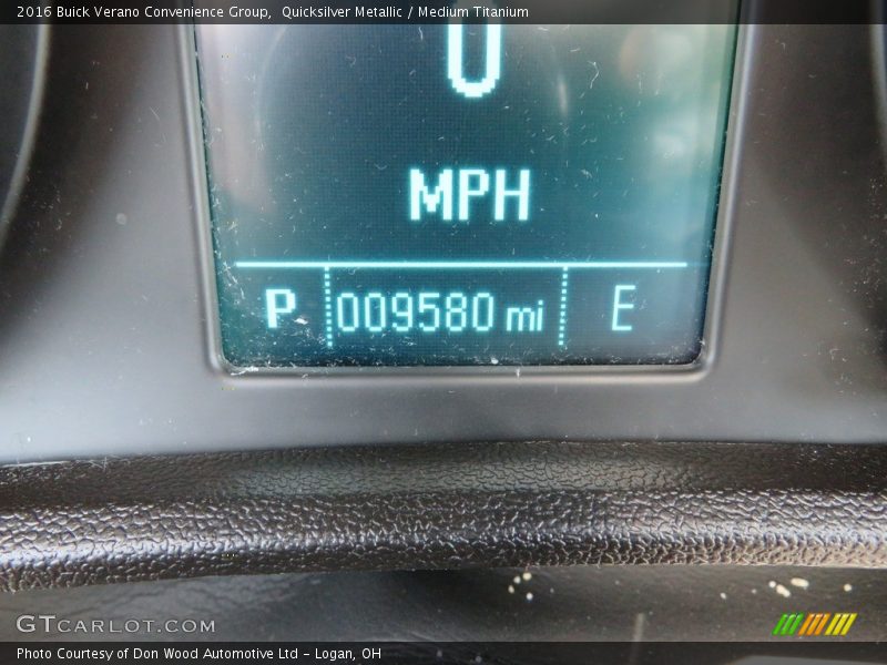 Quicksilver Metallic / Medium Titanium 2016 Buick Verano Convenience Group