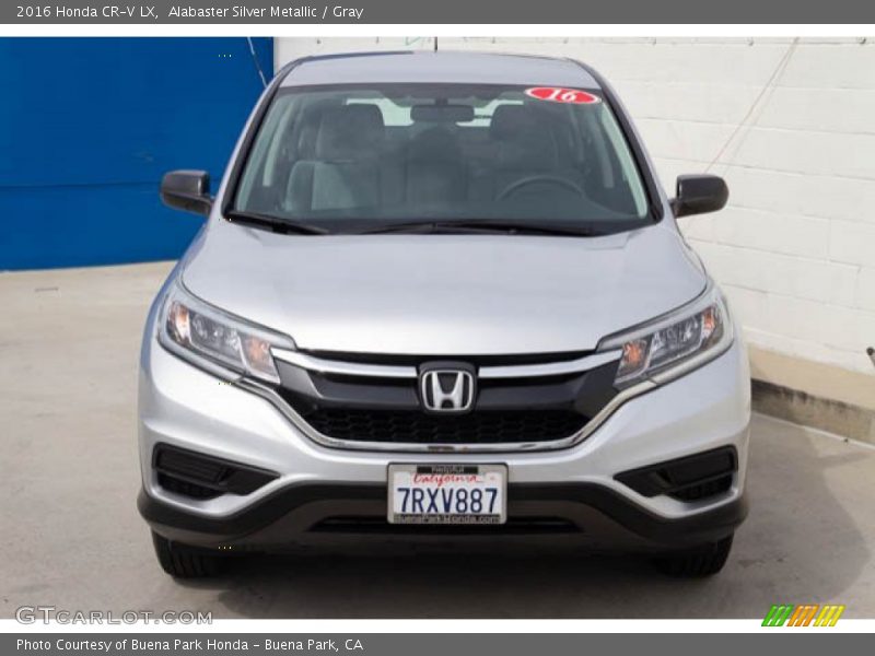 Alabaster Silver Metallic / Gray 2016 Honda CR-V LX
