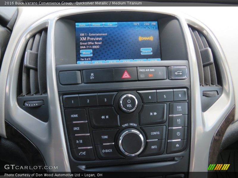 Quicksilver Metallic / Medium Titanium 2016 Buick Verano Convenience Group