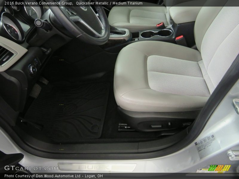 Quicksilver Metallic / Medium Titanium 2016 Buick Verano Convenience Group