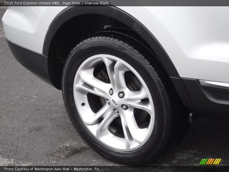 Ingot Silver / Charcoal Black 2015 Ford Explorer Limited 4WD