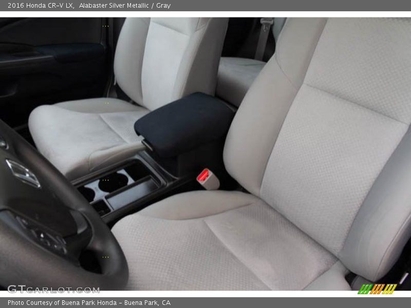 Alabaster Silver Metallic / Gray 2016 Honda CR-V LX