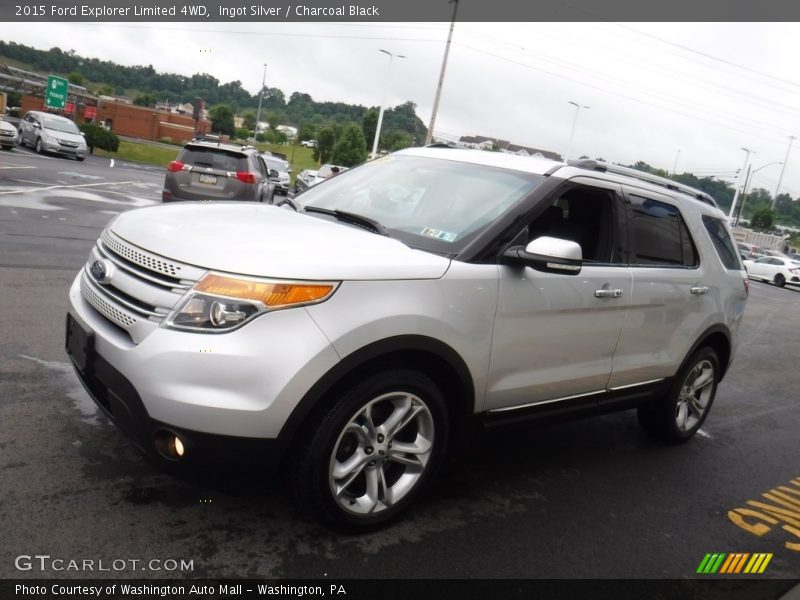 Ingot Silver / Charcoal Black 2015 Ford Explorer Limited 4WD