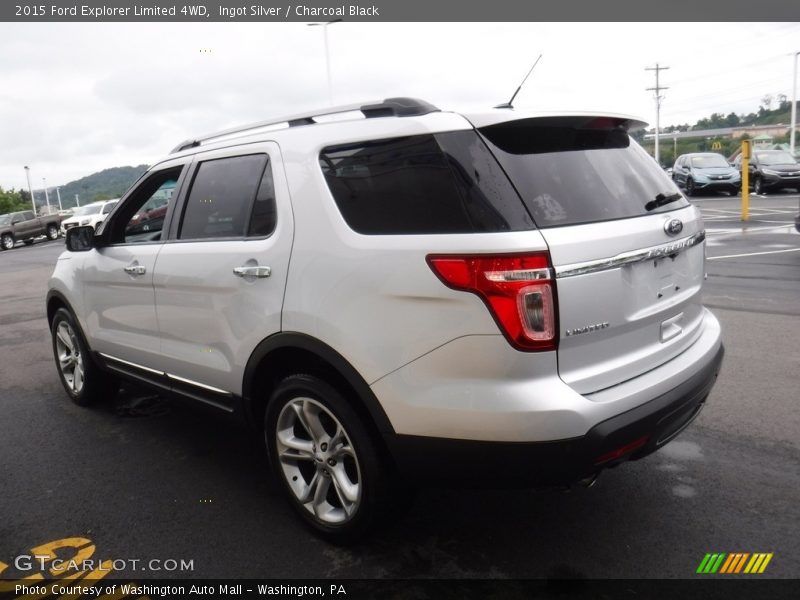 Ingot Silver / Charcoal Black 2015 Ford Explorer Limited 4WD