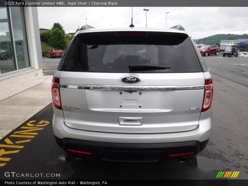 Ingot Silver / Charcoal Black 2015 Ford Explorer Limited 4WD