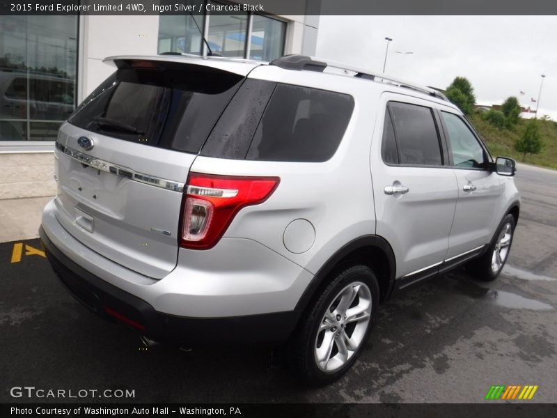 Ingot Silver / Charcoal Black 2015 Ford Explorer Limited 4WD