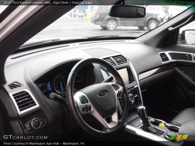 Ingot Silver / Charcoal Black 2015 Ford Explorer Limited 4WD