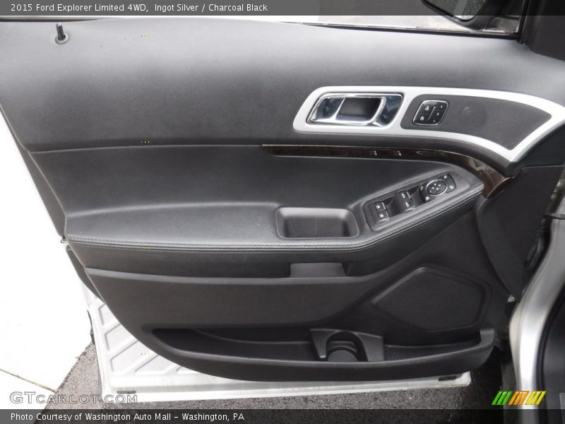 Ingot Silver / Charcoal Black 2015 Ford Explorer Limited 4WD