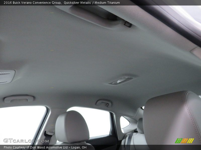 Quicksilver Metallic / Medium Titanium 2016 Buick Verano Convenience Group
