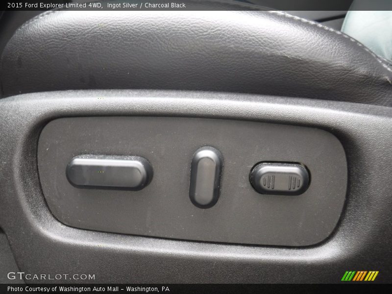 Ingot Silver / Charcoal Black 2015 Ford Explorer Limited 4WD