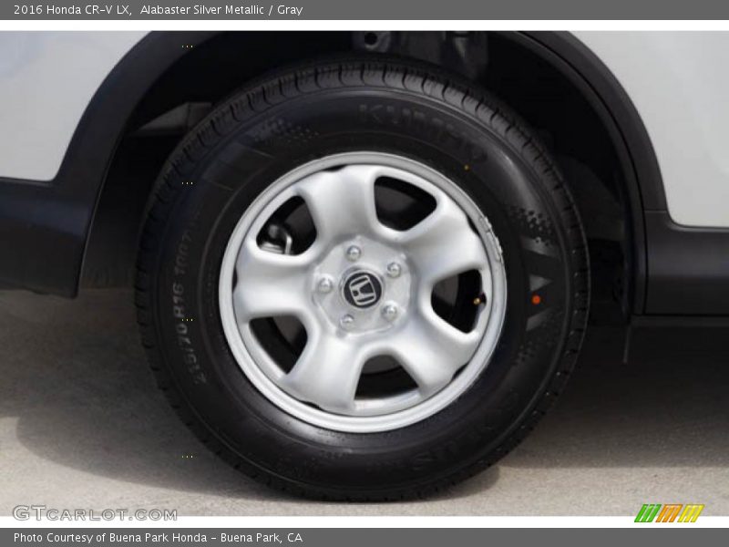 Alabaster Silver Metallic / Gray 2016 Honda CR-V LX