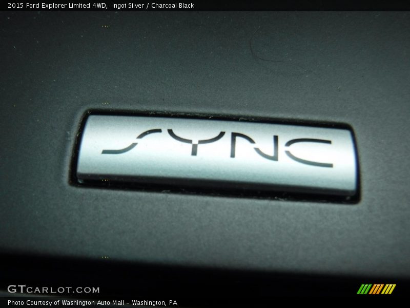 Ingot Silver / Charcoal Black 2015 Ford Explorer Limited 4WD