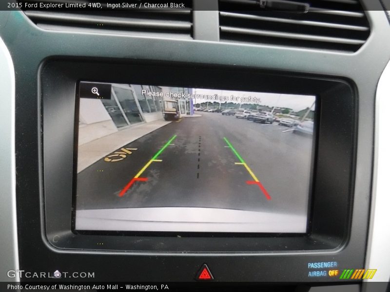 Ingot Silver / Charcoal Black 2015 Ford Explorer Limited 4WD