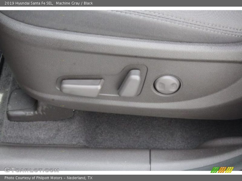 Machine Gray / Black 2019 Hyundai Santa Fe SEL