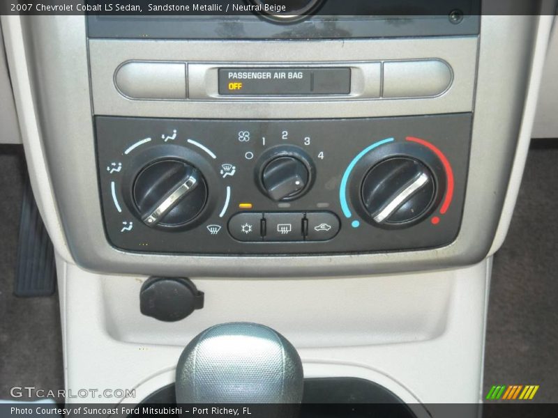 Sandstone Metallic / Neutral Beige 2007 Chevrolet Cobalt LS Sedan