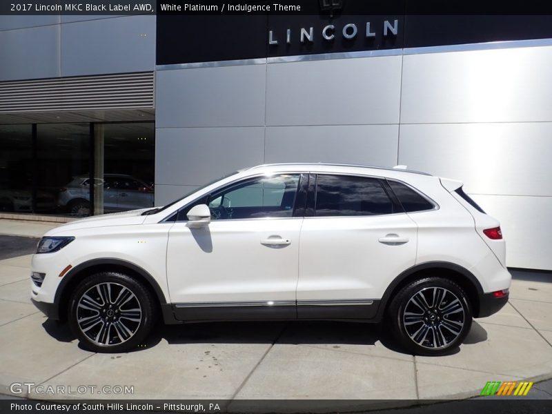  2017 MKC Black Label AWD White Platinum