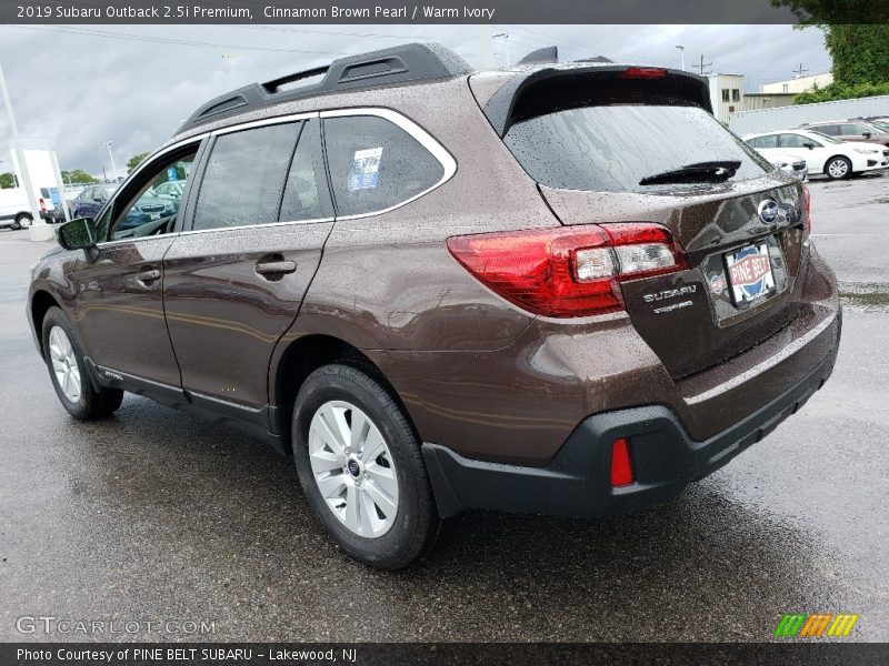 Cinnamon Brown Pearl / Warm Ivory 2019 Subaru Outback 2.5i Premium