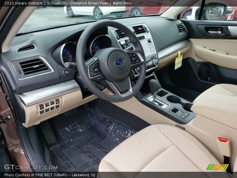 Cinnamon Brown Pearl / Warm Ivory 2019 Subaru Outback 2.5i Premium