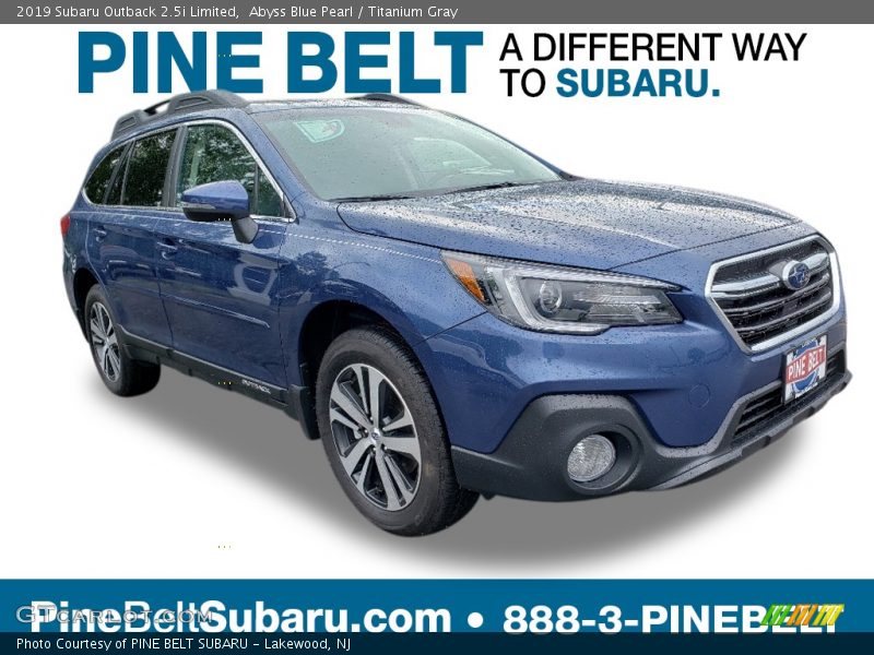 Abyss Blue Pearl / Titanium Gray 2019 Subaru Outback 2.5i Limited