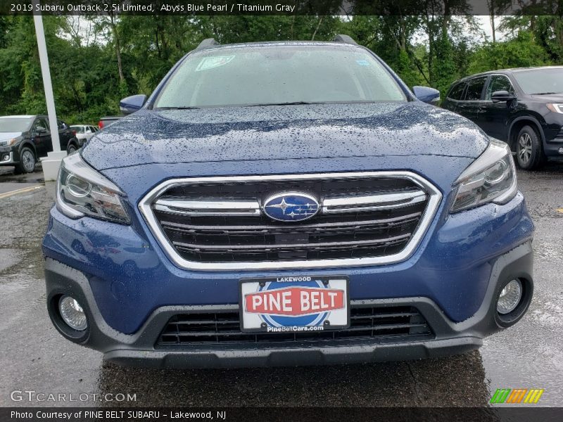 Abyss Blue Pearl / Titanium Gray 2019 Subaru Outback 2.5i Limited