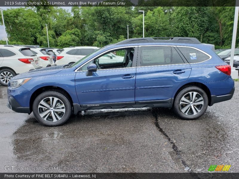 Abyss Blue Pearl / Titanium Gray 2019 Subaru Outback 2.5i Limited