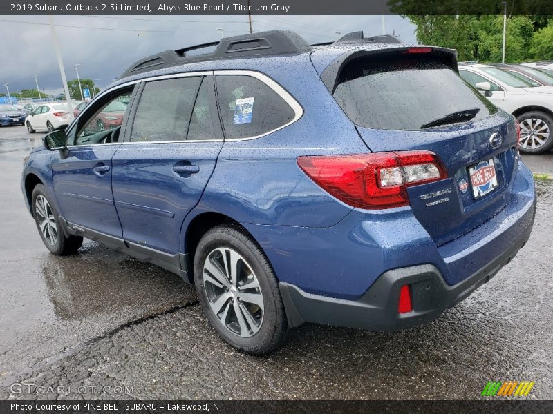 Abyss Blue Pearl / Titanium Gray 2019 Subaru Outback 2.5i Limited