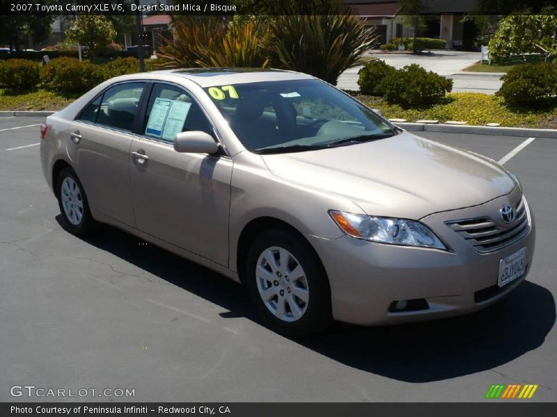 Desert Sand Mica / Bisque 2007 Toyota Camry XLE V6