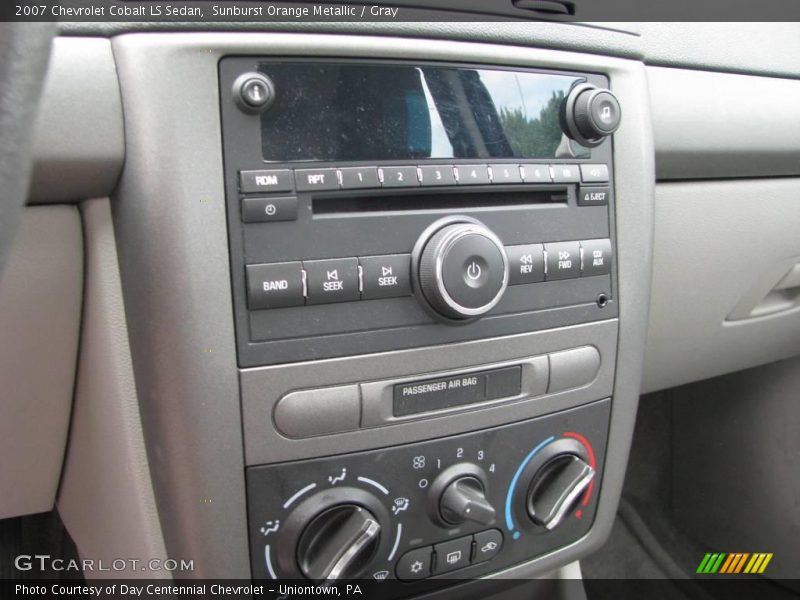 Sunburst Orange Metallic / Gray 2007 Chevrolet Cobalt LS Sedan