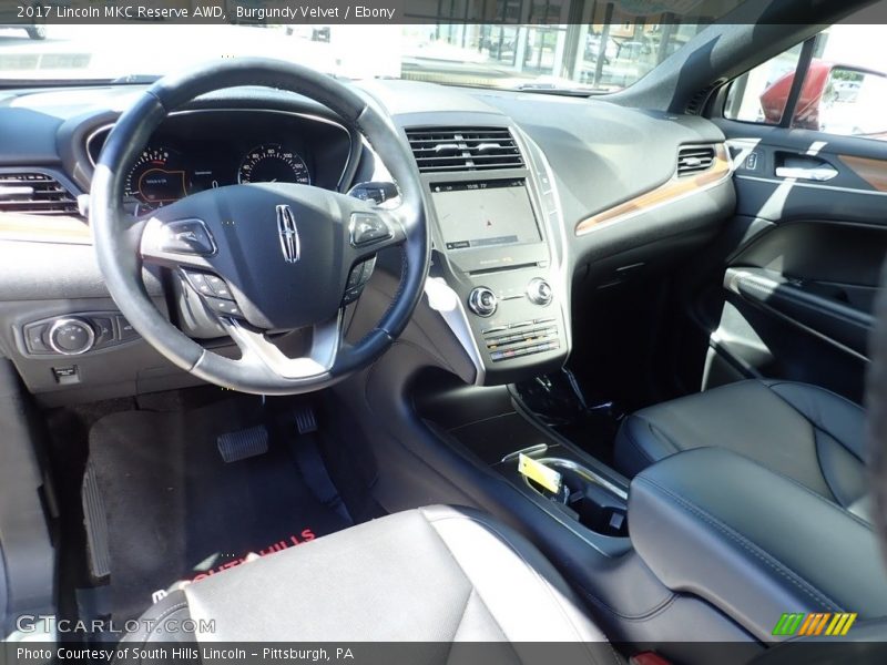 Burgundy Velvet / Ebony 2017 Lincoln MKC Reserve AWD